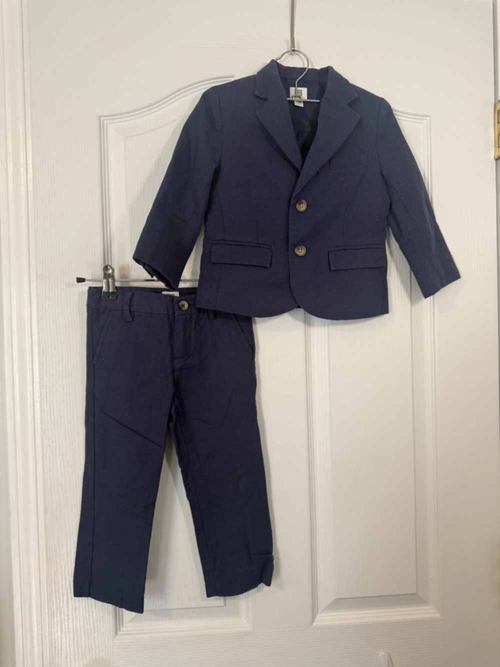 Janie and Jack Navy Boys Blazer & Pants Set